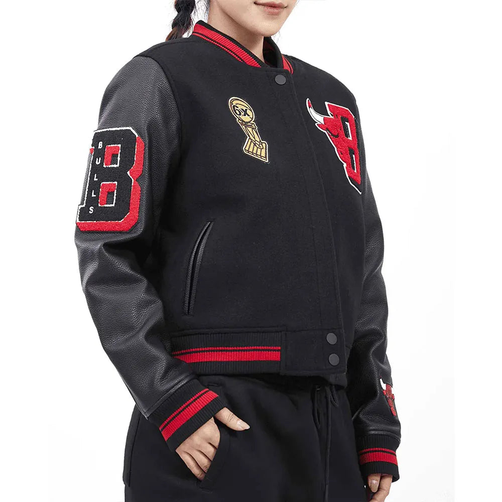 Chicago Bulls Mashup 6X Varsity Jacket