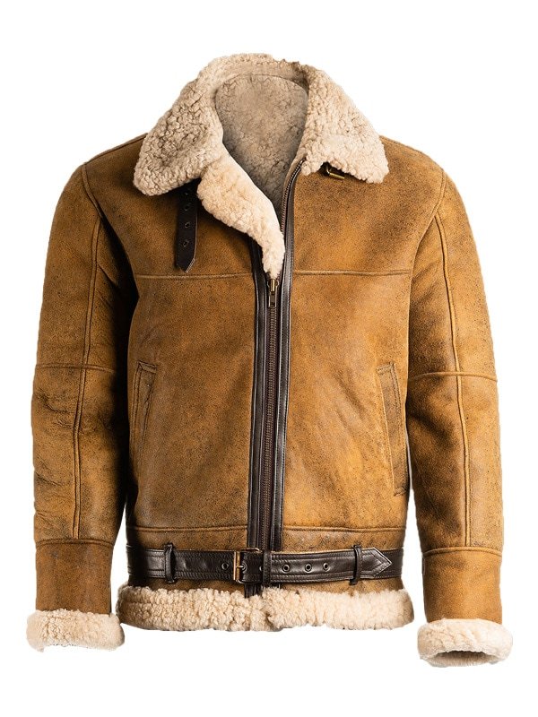 B3 shearling Brown Mens aviator jacket B3 shearling Brown Mens aviator jacket