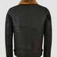 Mens Traditional Shearling Leather Jacket