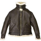 Mens B3 Bomber Aviator WWII Shearling Sheepskin Leather Jacket