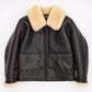 Navy M-445A Flight Leather Shearling Jacket