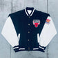 1990’s Chicago Bulls Black and White Varsity Jacket