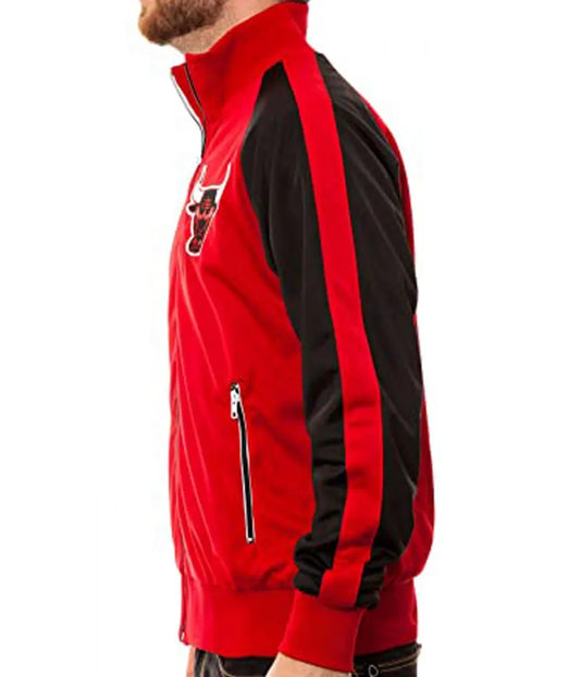 Backboard Chicago Bulls Red Track Jacket