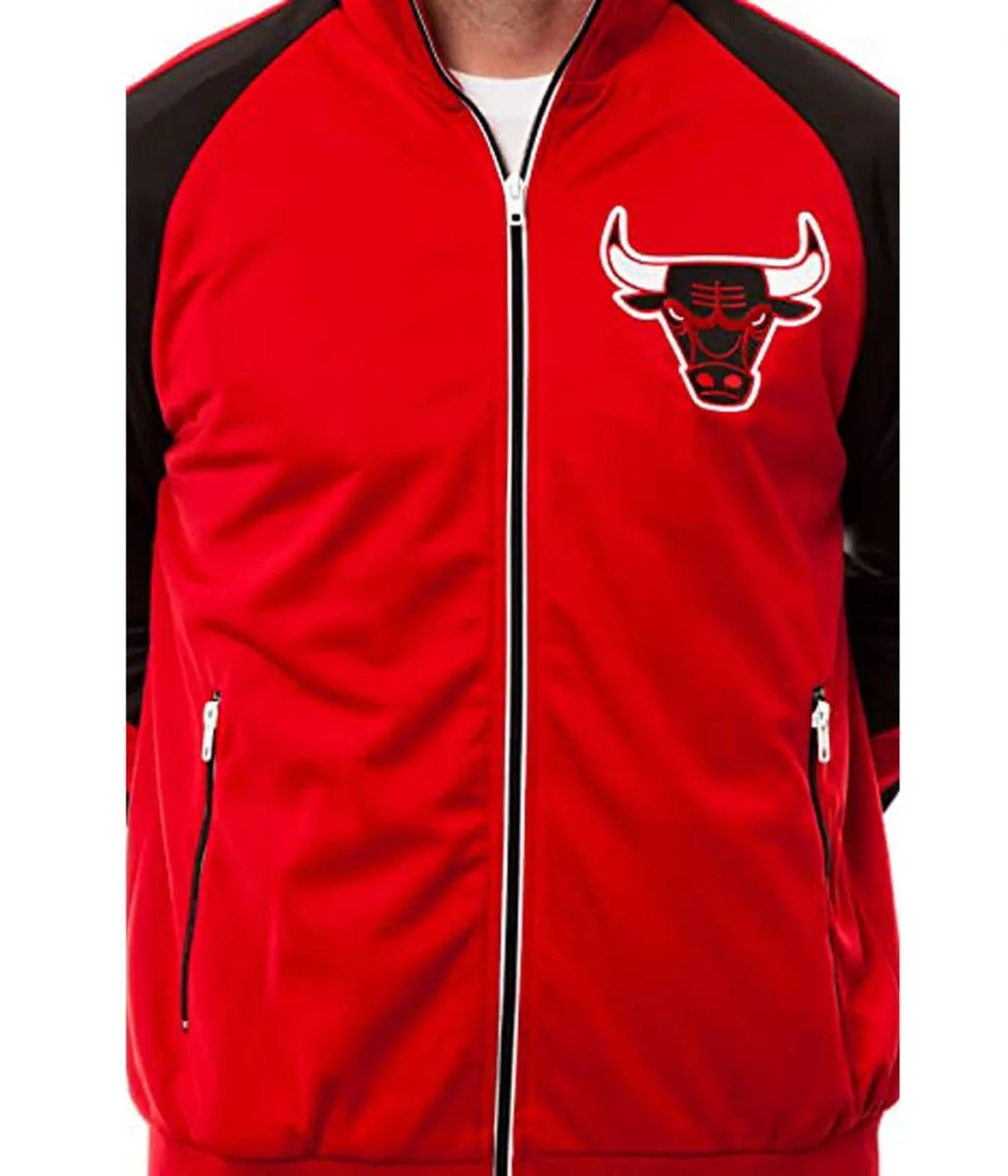 Backboard Chicago Bulls Red Track Jacket