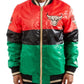 75th Anniversary Chicago Bulls Color Block Satin Jacket