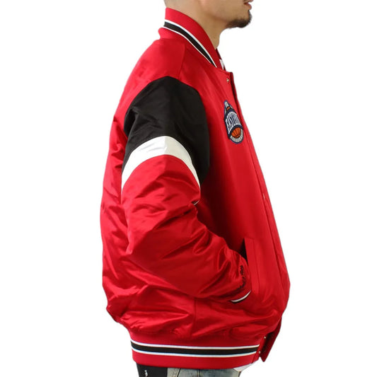 Chicago Bulls Eastern Scarlet Satin Jacket