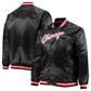 Chicago Bulls Hardwood Classics Raglan Satin Black Jacket