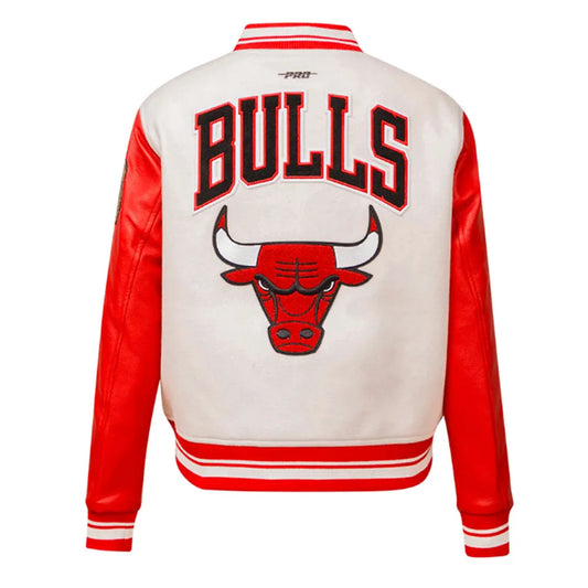 Retro Classic Rib Chicago Bulls Varsity Jacket