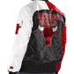 Tri-Color Chicago Bulls Varsity Satin Jacket