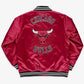 Chicago Bulls Scarlet Heavyweight Satin Jacket