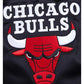 Chicago Bulls Script Tail Black Satin Jacket