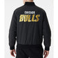 Black Chicago Bulls Team Script Bomber Jacket