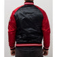 Chicago Bulls Tough Season Black and Red Satin Jacket