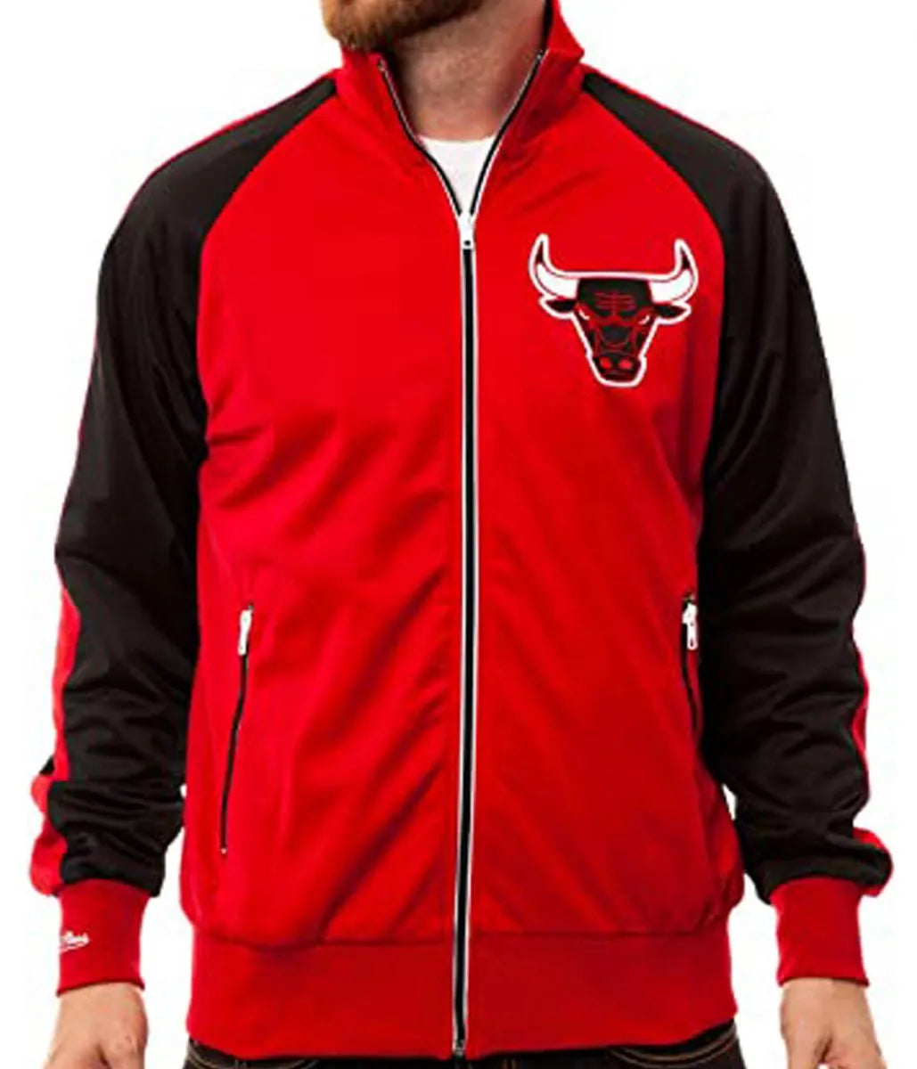 Backboard Chicago Bulls Red Track Jacket