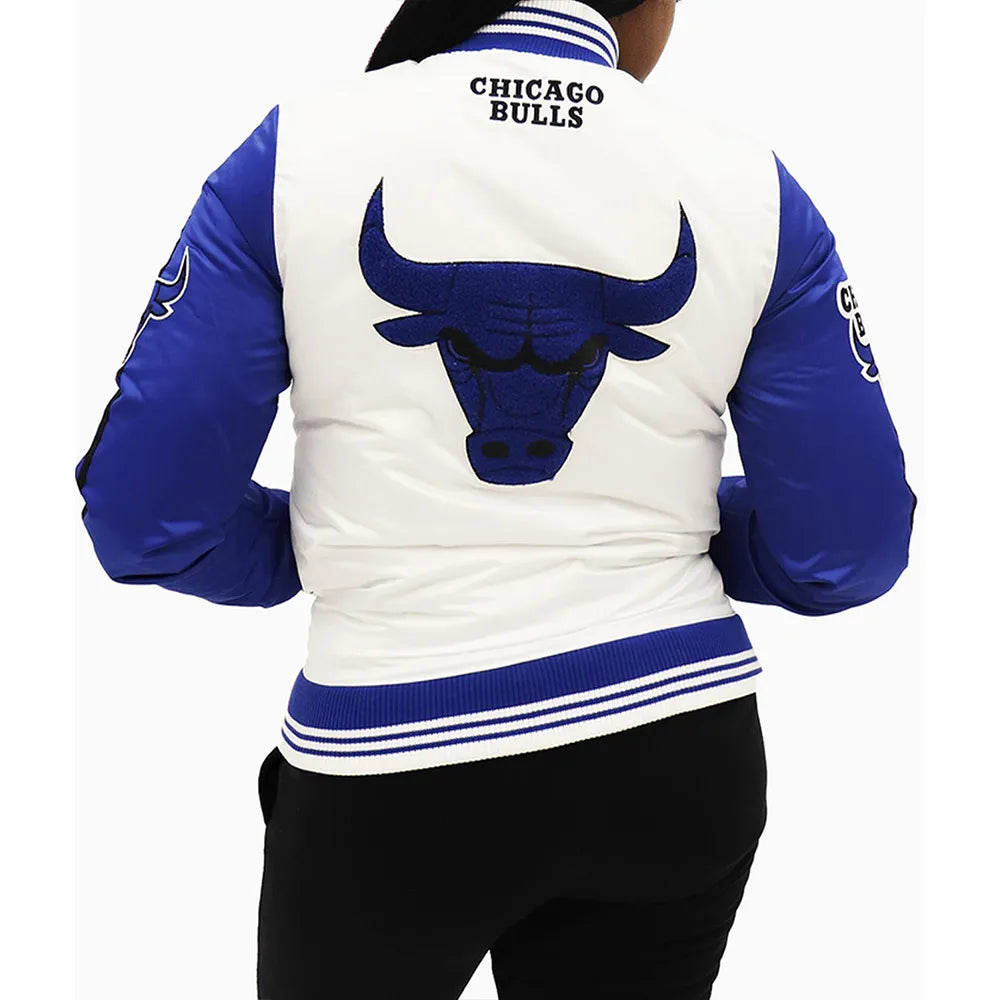 Chicago Bulls Two Tone Satin Jacket