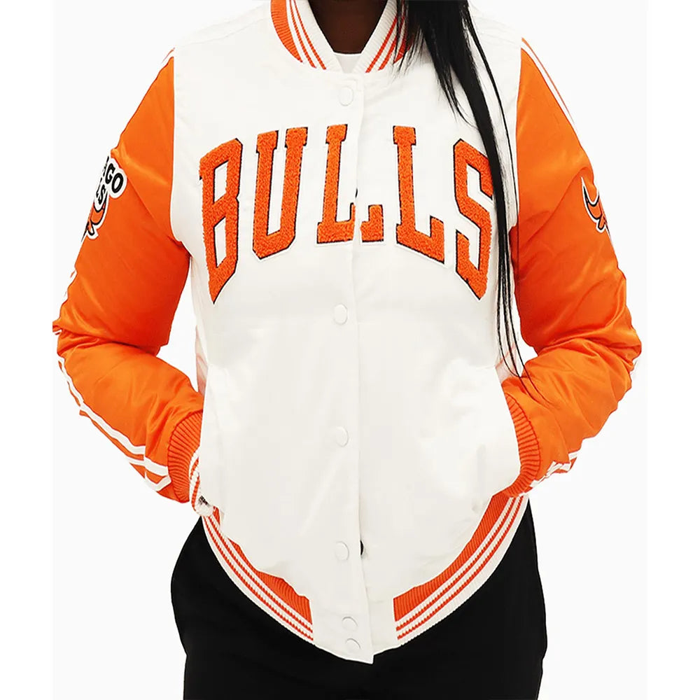 Chicago Bulls Two Tone Satin Jacket