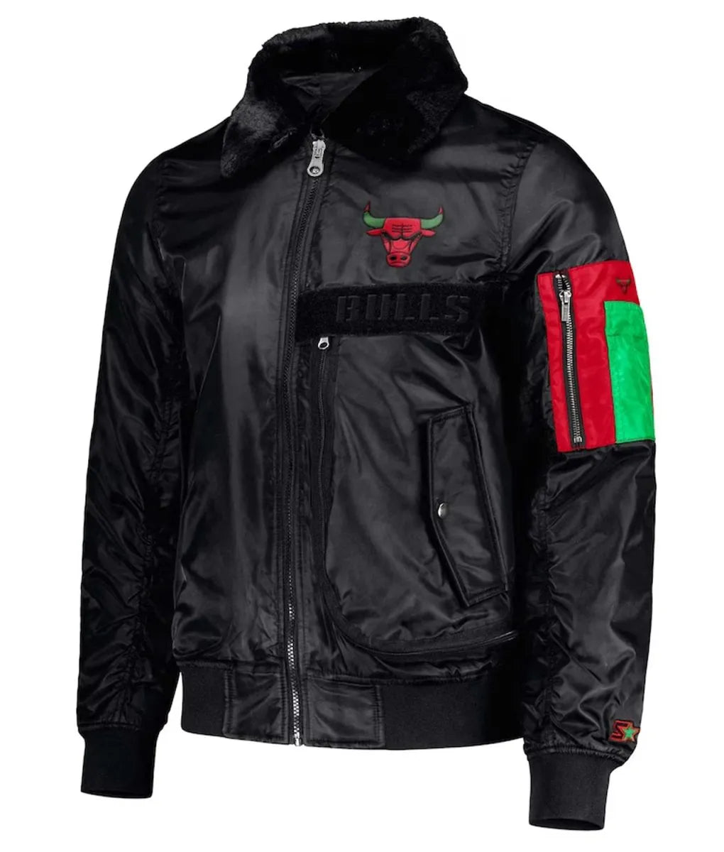 Chicago Bulls Ty Mopkins Black Jacket