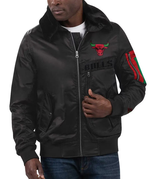 Chicago Bulls Ty Mopkins Black Jacket