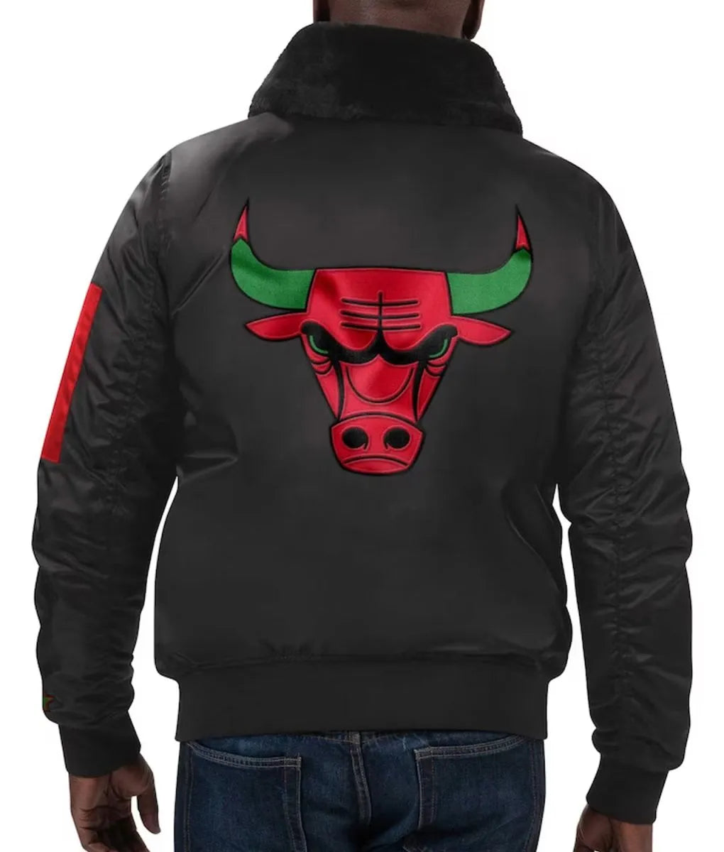 Chicago Bulls Ty Mopkins Black Jacket