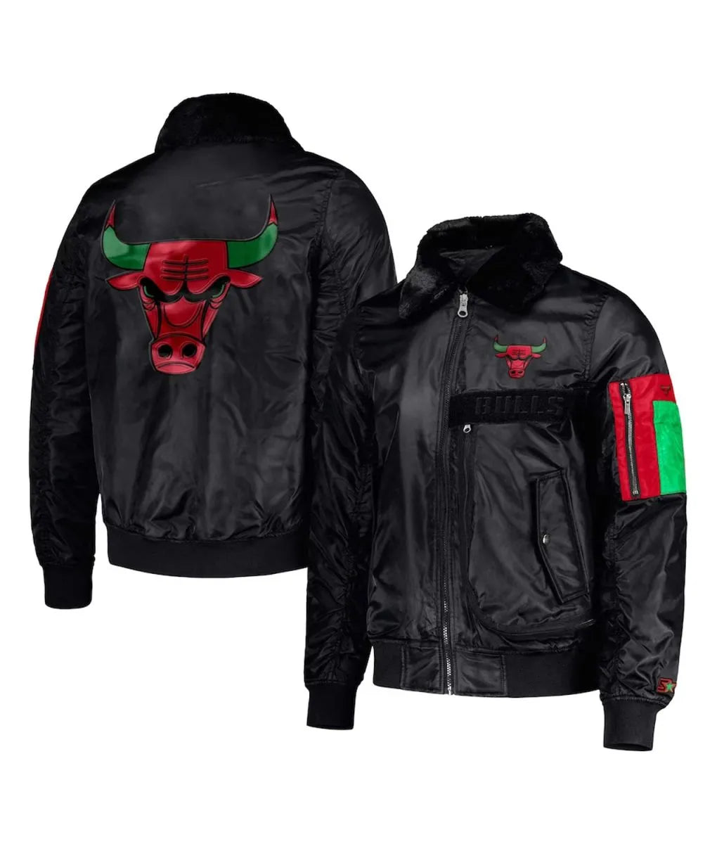 Chicago Bulls Ty Mopkins Black Jacket