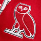 OVO Chicago Bulls Varsity Red Wool Jacket