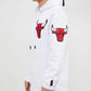 White Chicago Bulls Fleece Hoodie