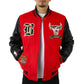 Chicago Bulls Plaid Patches Varsity Jacket