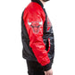 Tri-Color Chicago Bulls Varsity Satin Jacket