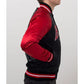 Chicago Bulls Tough Season Black and Red Satin Jacket