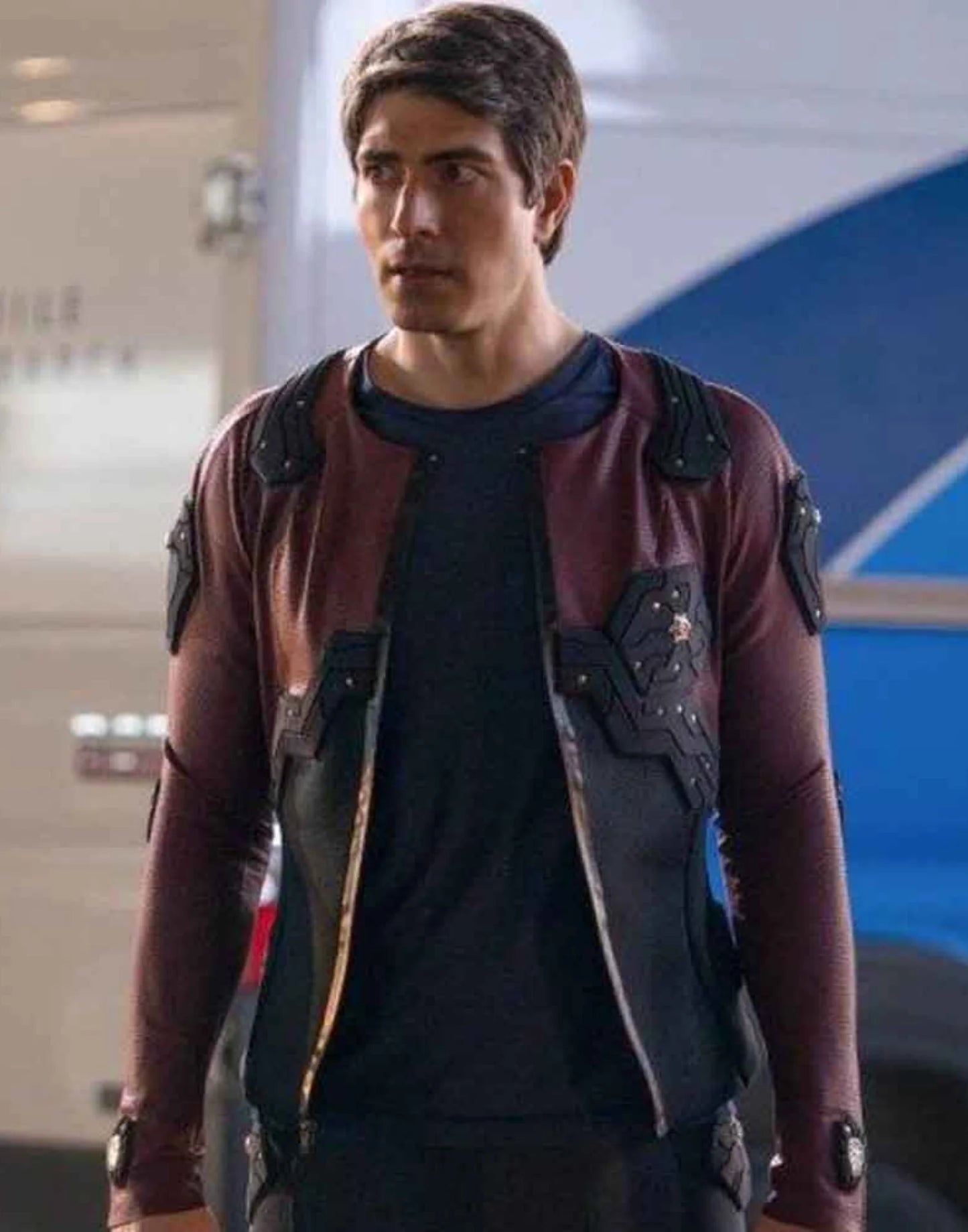 Brandon Routh Legends of Tomorrow Ray Palmer Atom Leather Jacket