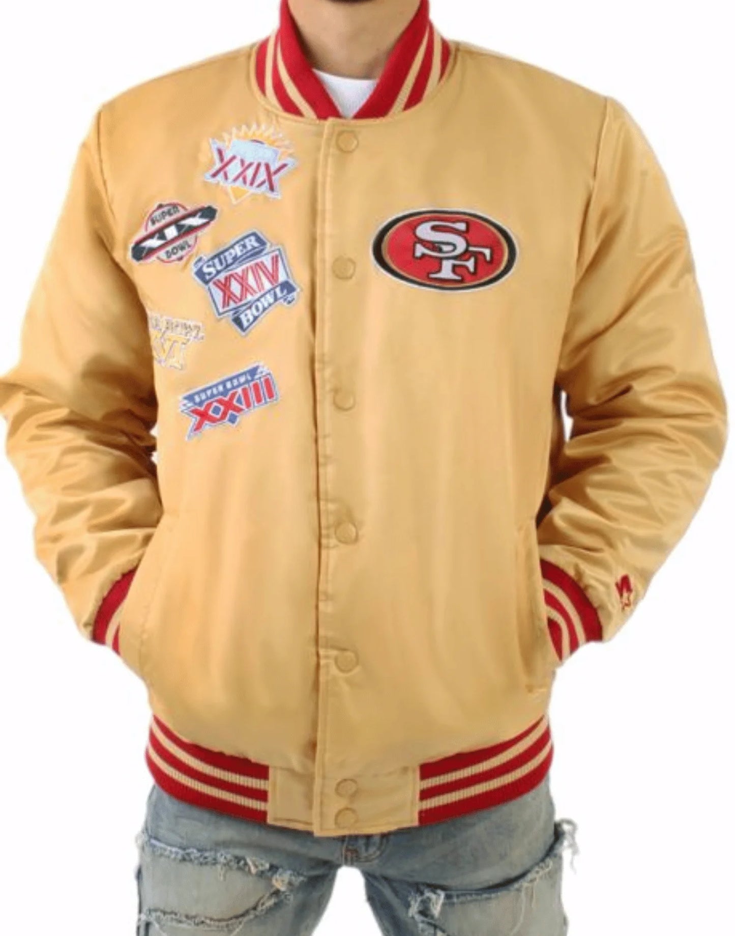 San Francisco 49er Super Bowl Gold Jacket