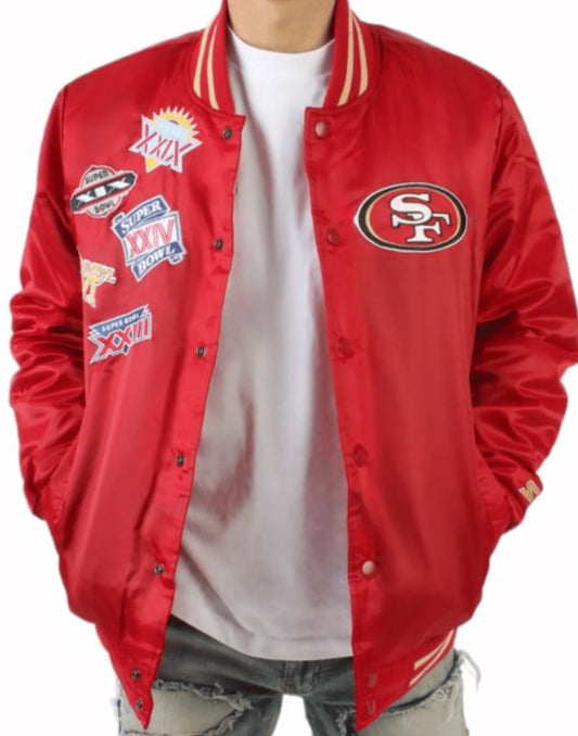 San Francisco Red 49ers Super Bowl Jacket