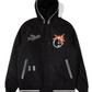 The Hundreds Letterman Jacket Black