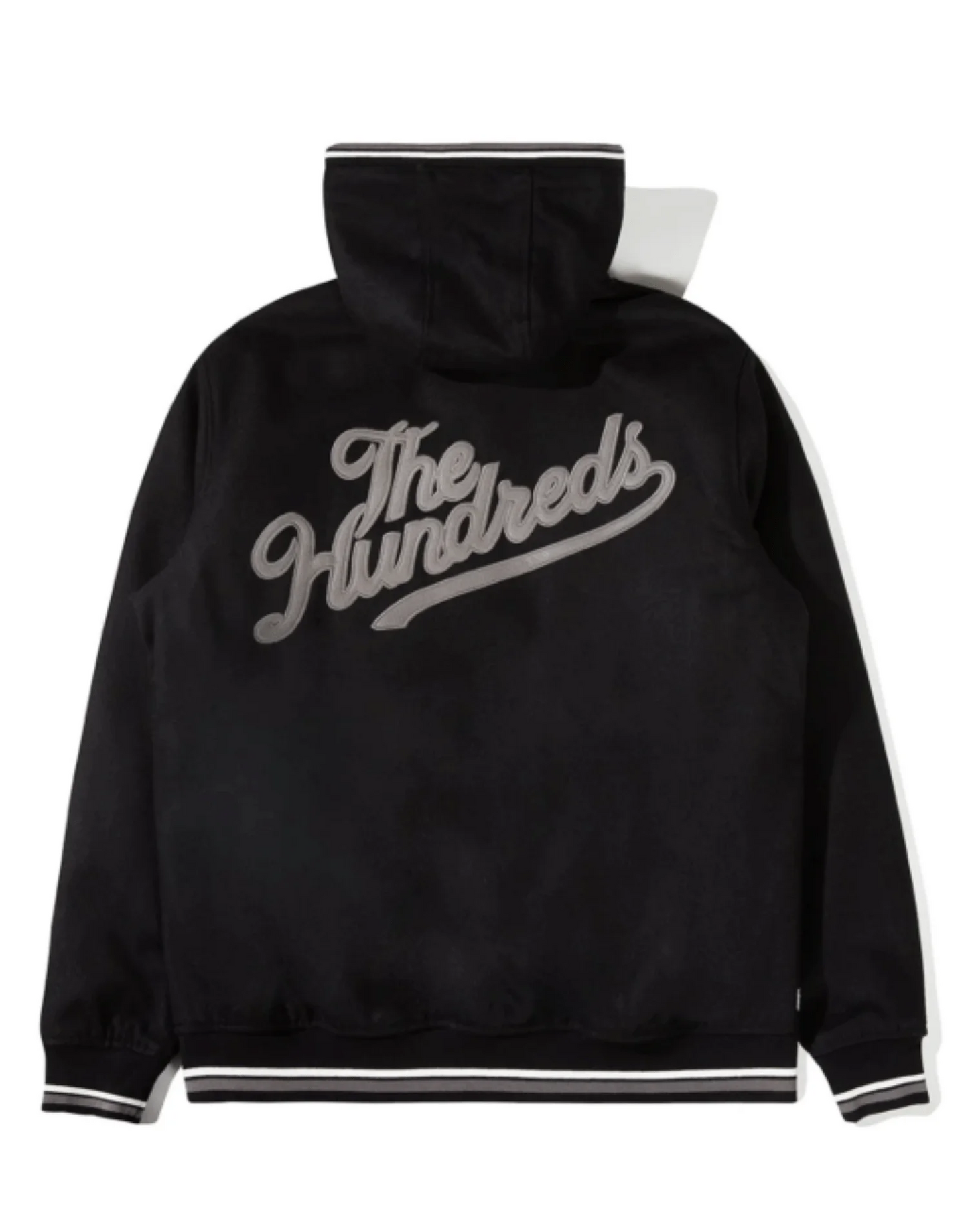 The Hundreds Letterman Jacket Black