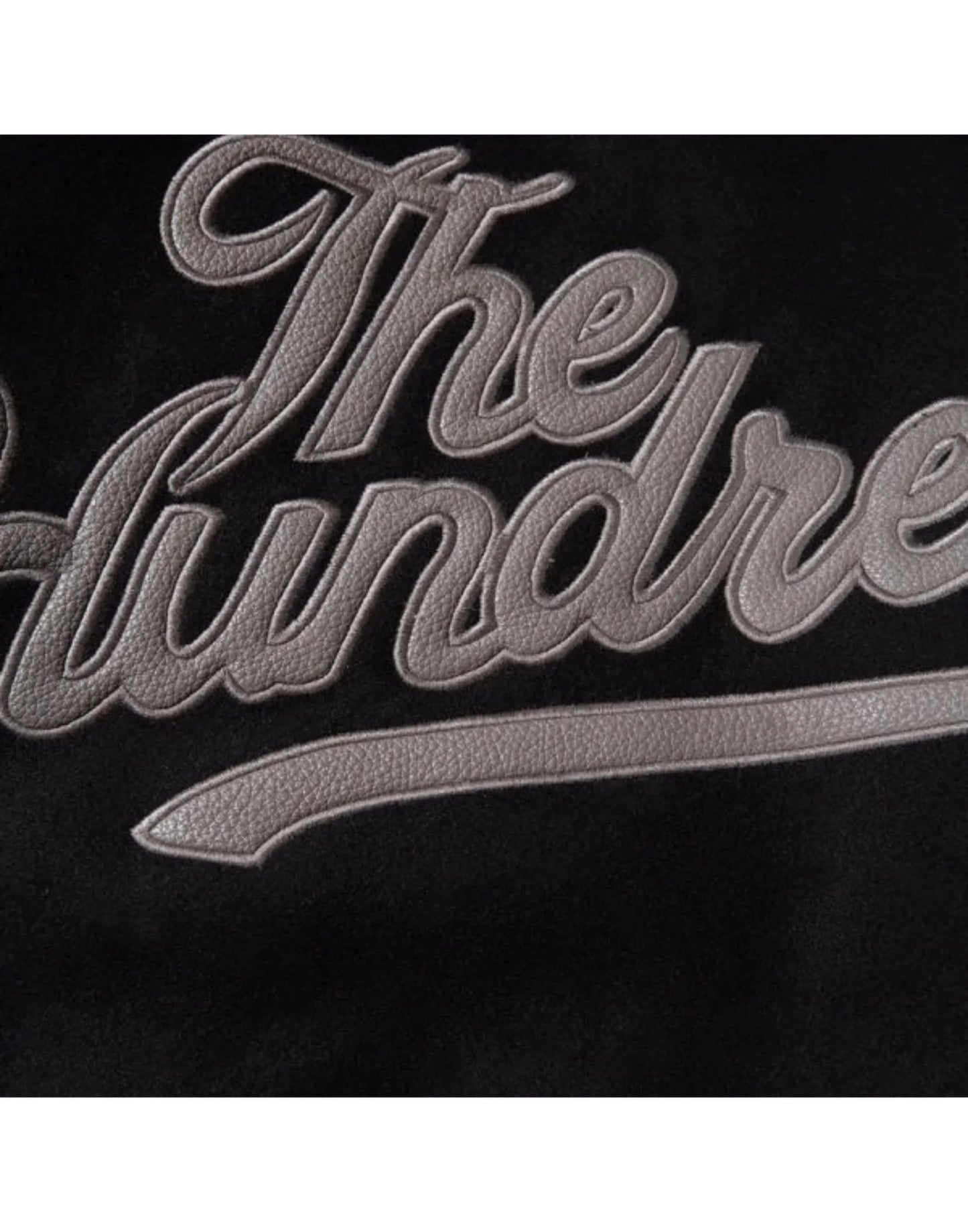 The Hundreds Letterman Jacket Black