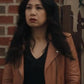 The Equalizer S03 Liza Lapira Brown Leather Jacket