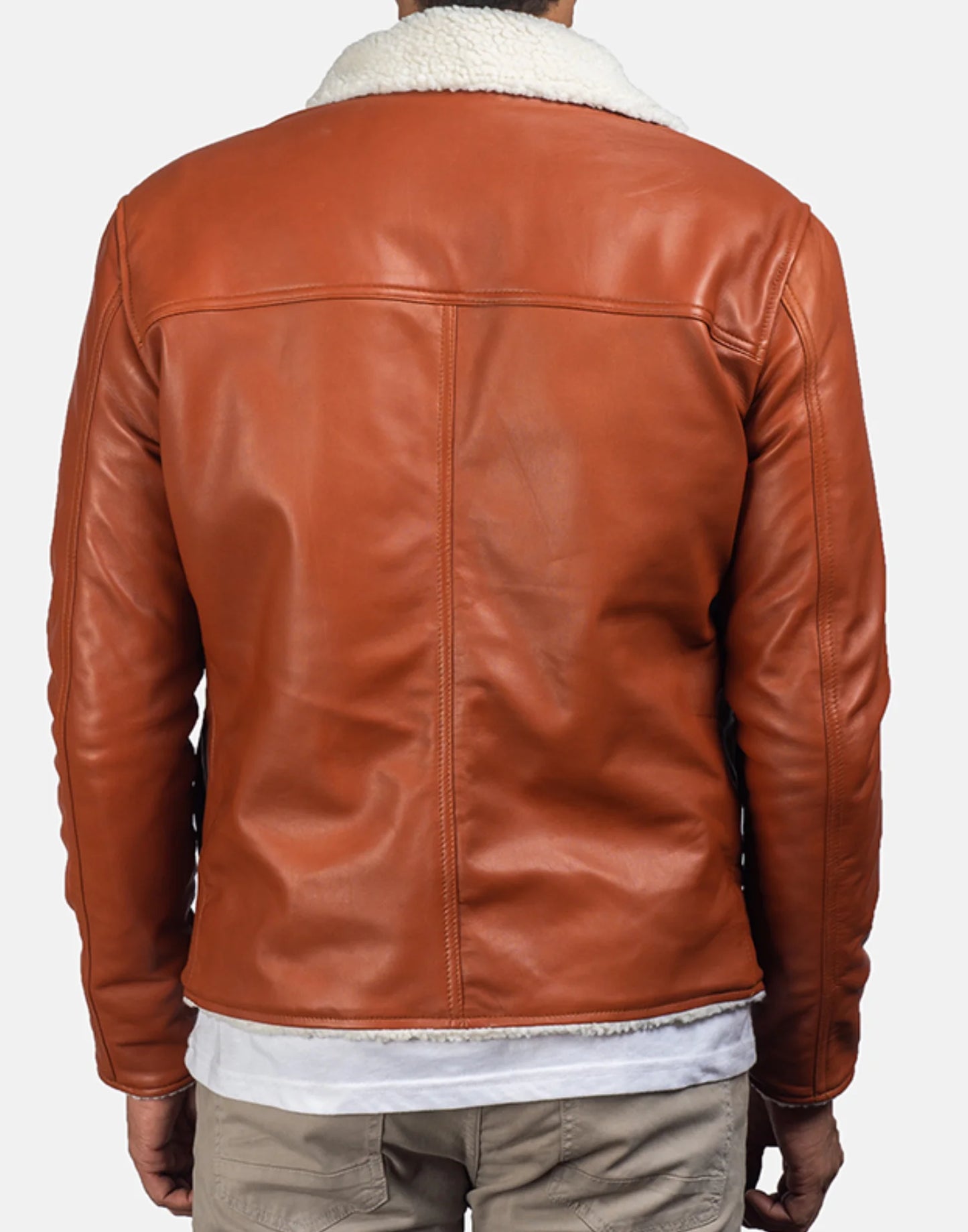 Men’s Tan Dan Frost Shearling Jacket