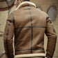 RAF Aviator Airforce Shearling Leather Jacket