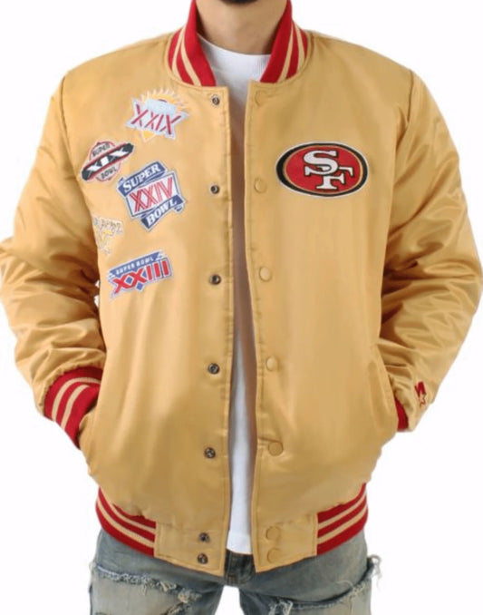 San Francisco 49er Super Bowl Gold Jacket