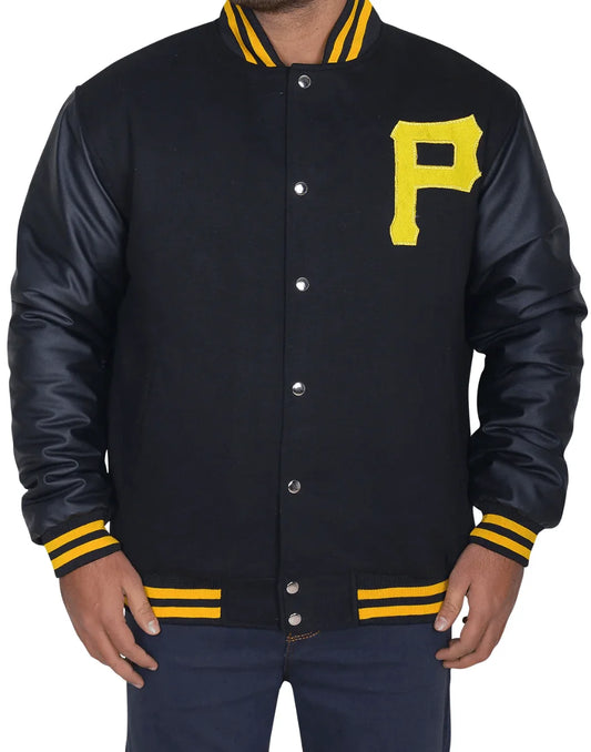 P Logo Pittsburgh Pirates Varsity Jacket