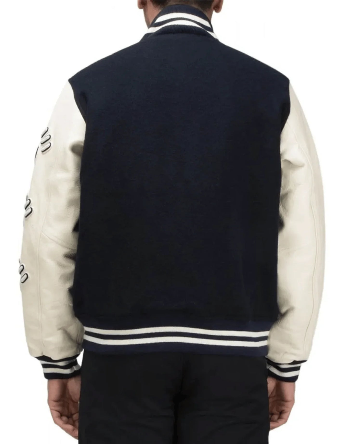 Human Made Letterman Black and White Varsity Jacket