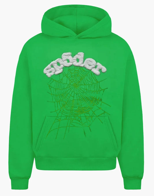 Sp5der Websuit Green Hoodie