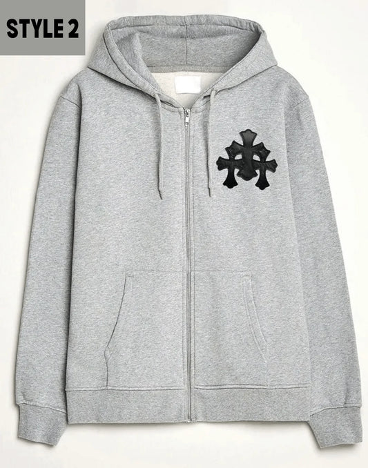 Chrome Hearts Grey Hoodie