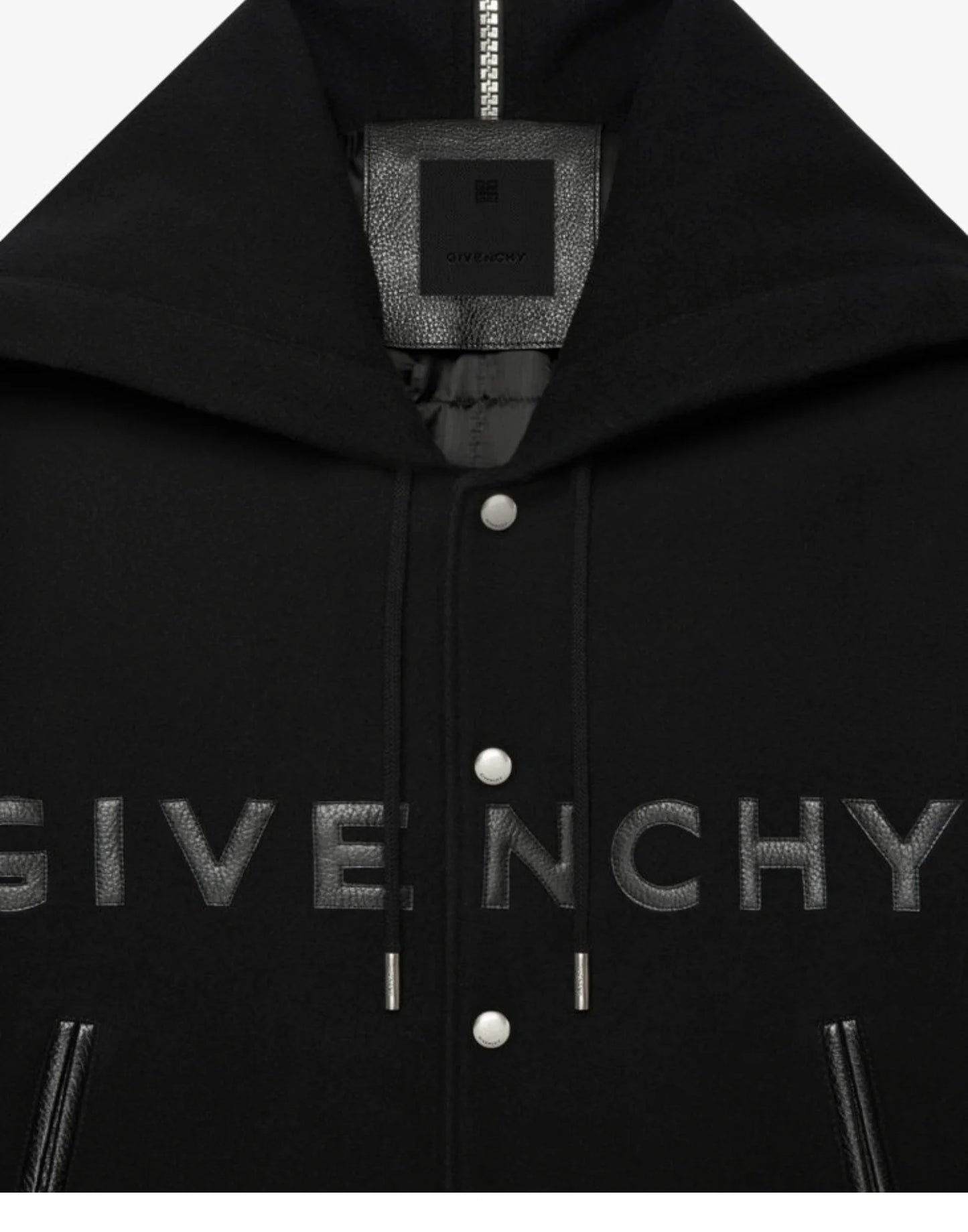 Black Classic Givenchy Letterman Jacket