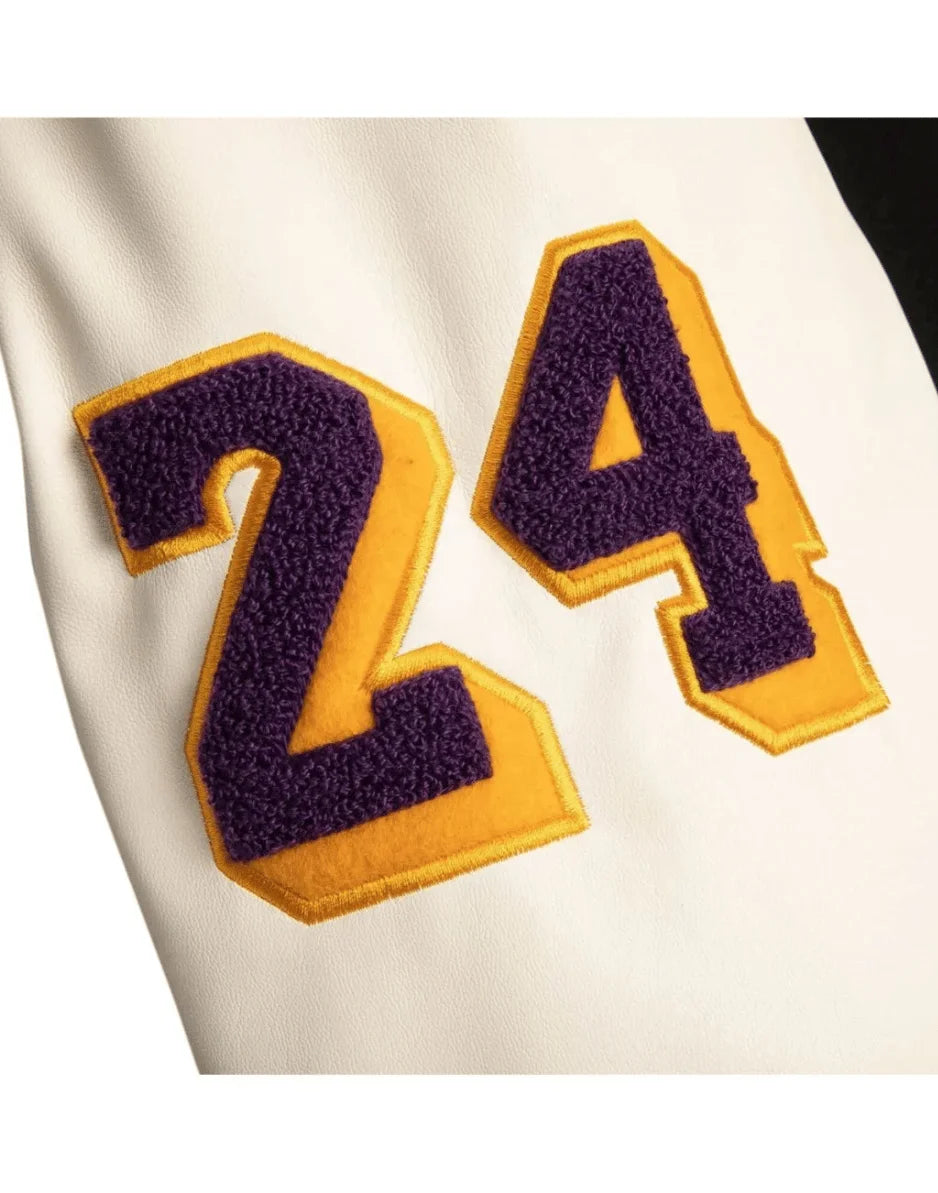 “Hall of Fame” LA Lakers Black Mamba Kobe Bryant Varsity Jacket