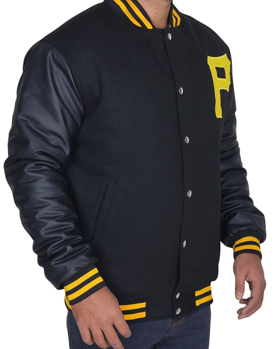 P Logo Pittsburgh Pirates Varsity Jacket