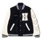 Human Made Letterman Black and White Varsity Jacket