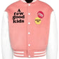 A Few Good Kids Strike Varsity Jacket Pink