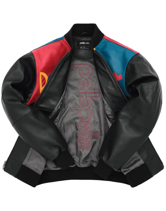 Pelle Pelle Picasso Plush Leather Jacket | Multi Color