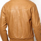 Casual Tan Brown Bomber Jacket